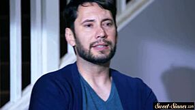 classy milf takes doggystyle pounding then drowns in hot cum