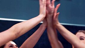 Petite Blonde Overwhelmed with Desire Face-Fucks and Rims Redhead Nurse After Care