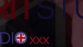 Gorgeous blonde student nurse in lingerie gets pussy licked by patient