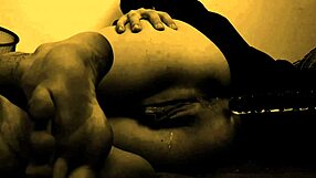 Erotic solo with hairy wet pussy toyed by big dildo.