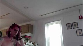 shemale babe rams cock deep into another's ass doggystyle