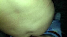 Curvy Ebony Boss Fingers Tuition Student's Fat Pussy in Bathroom