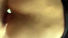 Skinny Angie Fonseca rides cock squirting perfectly