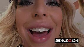 Hot Tranny Milf Chanel Santini Bareback Anal Fucks Petite Blonde College Slut Hardcore