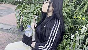 I meet estefani the beautiful colombian neighbor with curves