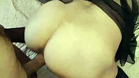 Amateur couple's hidden homemade backstage tease