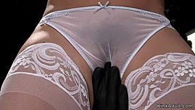 i'm tied in stockings choking on rough bondage fuck