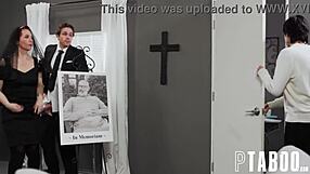 Tattooed gilf Ruby soaked in Jayden's hot cum