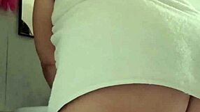 curvy latina maid teaches flashing her huge ass and natural tits before ripping lingerie for doggystyle pounding