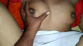 Desi hot wife boobs pressed during homemade pussy fuck cumshot comp