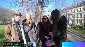 Easter Bunny Sluts Katy and Mia's Cunts Stuffed Double in Taboo Hunt