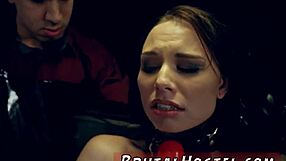 Amateur blonde teen strips on webcam gets bound ripped clothes gangbang and squirts extreme