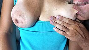 curvy brunette milf's big natural saggy tits sucked hard... juicy shaved pussy orgasms wet and tight