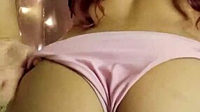 hot young babe full of desire fingers herself wildly in fantasy solo