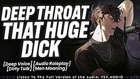 i love my boyfriend's rough throat fucking with dirty talk slaps and cock worship