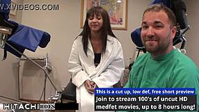 TROUBLED TEEN GETS DOCTOR'S HITACHI VIBRATOR FORCED ON HER SHAVED PUSSY ORGASMS IN HOSPITAL!