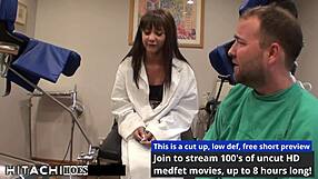 TROUBLED TEEN GETS DOCTOR'S HITACHI VIBRATOR FORCED ON HER SHAVED PUSSY ORGASMS IN HOSPITAL!