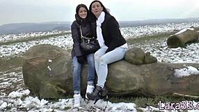 Hey milf, feel my tongue diving your big tits pussy while I finger you