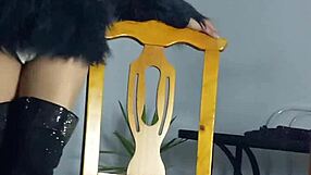 blue teases you flashing her soaked pussy close up