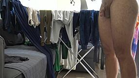 I Caught My 18-Year-Old Stepson Jerking His Huge Cock On My Dirty Panties!