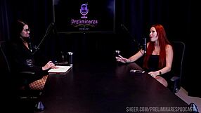 Carla Santos' Hottest Moments On Preliminares Podcast With Bia Hot Part 1