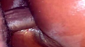 pure bliss as he fills my ebony pussy with hot creampie