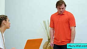 delilah day's wet nuru massage turns into blonde teen fuck