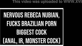 i'm rebeca nubian brazilian ebony slut gettin my tight ass destroyed by brazils biggest monster cock anal ir fuck ohhh