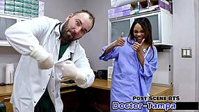 dr tampa turns nurses into human guinea pigs backstage!