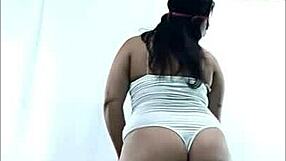 Watch my big latina ass clap in sexy lingerie