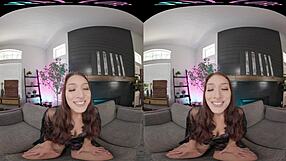 brunette in stockings masturbates with toys up close