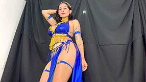 arabe chica spreads ass wide for huge cock pounding!