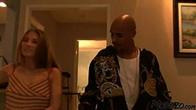 Amateur small tits bounce on BBC 🍆💦