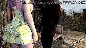 Belle D's Petite Anime Ass Takes Monster BBC Anal Hentai Pound!