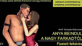 stepmom gets turned on by your huge cock in hungarian asmr jerk off instructions