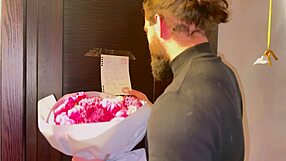 Let Step Mom's Muscular Lover Creampie My Tight Ass in Bedroom Roleplay