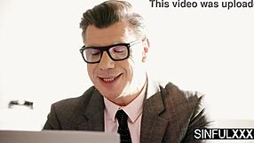 juicy milf and neighbor dive into office pussy licking blowjobs doggystyle at sinfulxxx