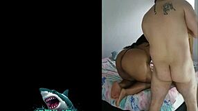 Halloween party spins out with hardcore trio fucking two hot Venezuelan babes