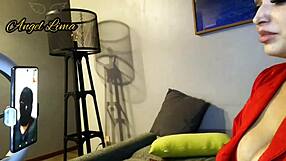 ANGEL LIMA'S STEAMY STRIPTEASE AND RIPPED CLOTHES LIVE FUCK SCENE!