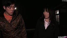 skinny japanese virgin blows classmate off twice a day