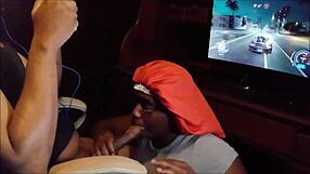 Heart pounding as she deepthroats my BBC till swallowing every hot drop