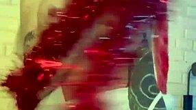 my naughty christmas solo with dildo deep inside