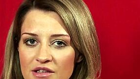 SEXY BOMBSHELL CENTERFOLD FACIAL CUMSHOT SWALLOWS EVERY JIZZ DROP!