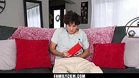 Latina Stepmom Tastes Stepson's Cock After Catch!