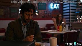 desperate hottie katie kush bends over deepthroats and fucks to save family biz on throbbing cock