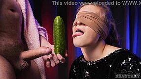 im so angry stepbro tricked me into deepthroat sucking his huge cock in taste game 😡💦