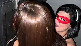 met this hot chick at swingers club and called her to share cock at glory hole