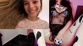 hey, sharing bed with cute latina stepsis leads to creampie fun