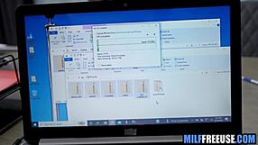 Russian spy freeuses redhead milf ambassador pussy at work