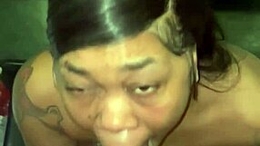 Sucking Huge Black Cock While Licking Shoes in Front of Fridge!